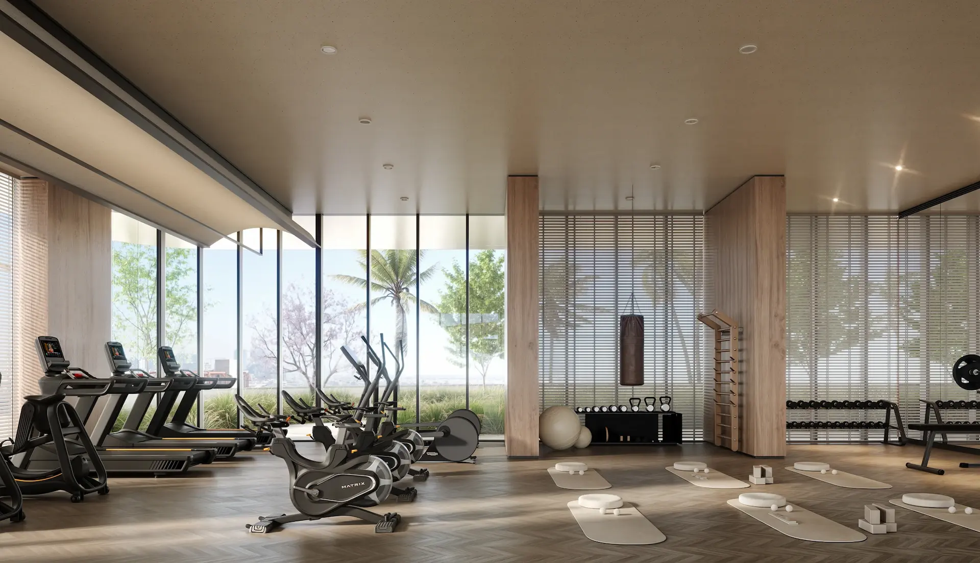 State-of-the-Art Fitness Center - Fully equipped gym with premium equipment